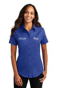 Adult Sizes - Female Short Sleeve Teacher T-shirt - Victory Charter School 6-12